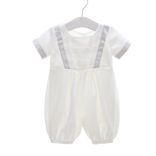 ロンドンホワイトロンパース ハーフバースデー お誕生日