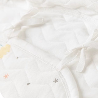 【スタイ付】レインボーコットンロンパース 60cm