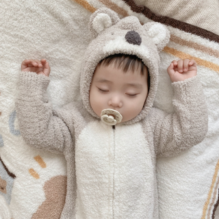 フラッフィベアロンパース70〜90cm