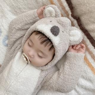 フラッフィベアロンパース70〜90cm