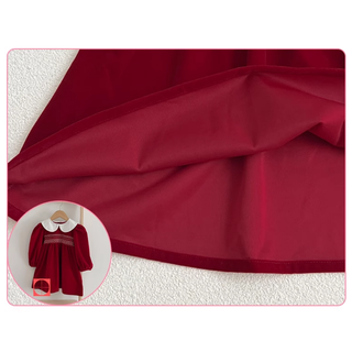 スティッチングレッドロンパース&ワンピース 60cm~130cm