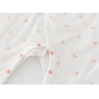 【オススメ】オーガニックコットンパターンボディロンパース 60cm 退院着