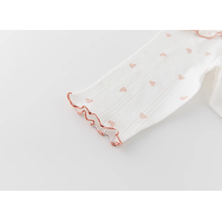 【オススメ】オーガニックコットンパターンボディロンパース 60cm 退院着