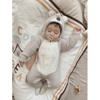 フラッフィベアロンパース70〜90cm