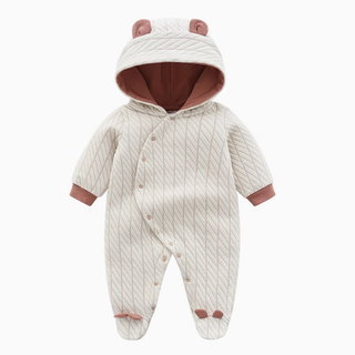 くまちゃんコットンロンパース 新生児 59cm~80cm