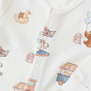 【おすすめ】カルーセルコットンロンパース 60m~90cm