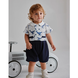 ホエールセーラーロンパース 60cm~90cm