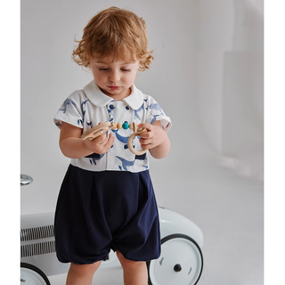 ホエールセーラーロンパース 60cm~90cm