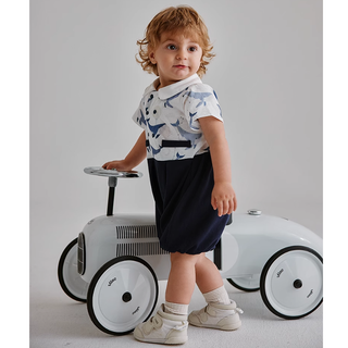 ホエールセーラーロンパース 60cm~90cm