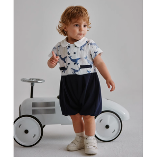 ホエールセーラーロンパース 60cm~90cm