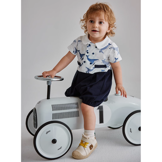 ホエールセーラーロンパース 60cm~90cm