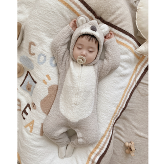 フラッフィベアロンパース70〜90cm