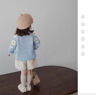 フラワーカーディガン90cm〜140cm