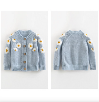 フラワーカーディガン90cm〜140cm