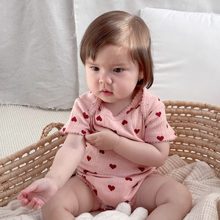 ハートハートボディロンパース 60cm~90cm