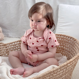 ハートハートボディロンパース 60cm~90cm