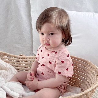 ハートハートボディロンパース 60cm~90cm