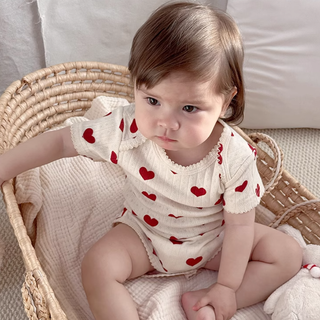 ハートハートボディロンパース 60cm~90cm