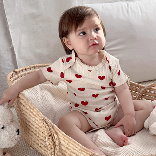 ハートハートボディロンパース 60cm~90cm