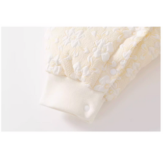 フラワーダウンロンパース60〜90cm