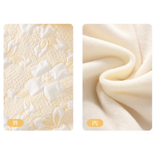 フラワーダウンロンパース60〜90cm