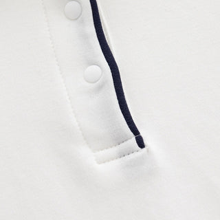 襟付きラインロンパース ボディスーツ 新生児 60cm~90cm