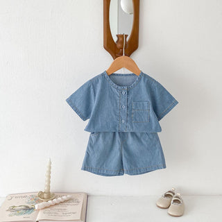 【リンクコーデ】ソフトデニムシリーズ 60cm~100cm