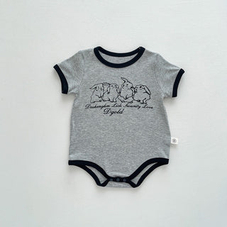 ラビットコットンロンパース 60㎝~90㎝