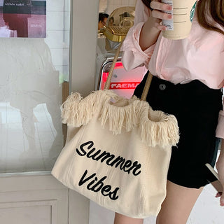 サマーキャンバスバッグ