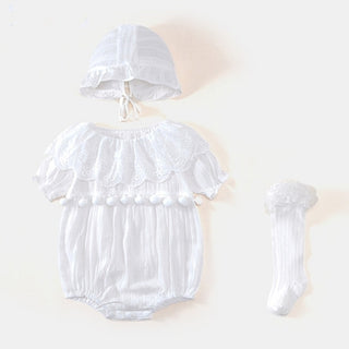 【ユニセックス】3点セットベビードレス59㎝~90㎝