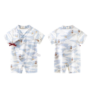 アニマルコットンロンパース 59cm~90cm