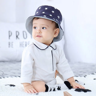 襟付きラインロンパース ボディスーツ 新生児 60cm~90cm