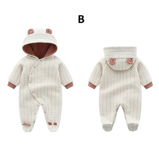 くまちゃんコットンロンパース 新生児 59cm~80cm