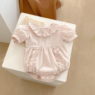 ピンクフリルロンパース 60cm~90cm