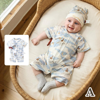 アニマルコットンロンパース 59cm~90cm