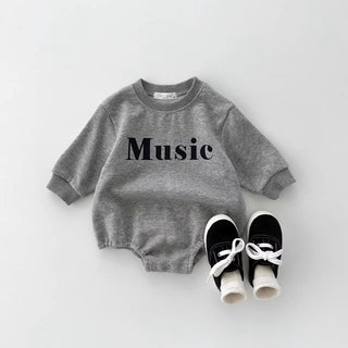 シンプルパーカーロンパース60~90cm