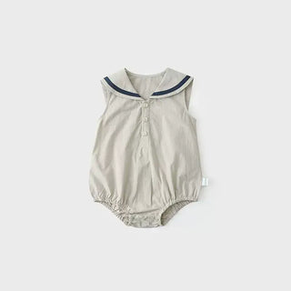 セーラースリーブレスロンパース 60㎝~90㎝