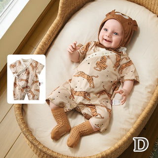 アニマルコットンロンパース 59cm~90cm