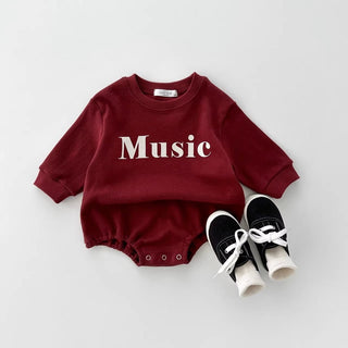 シンプルパーカーロンパース60~90cm