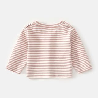 ボーダーうさちゃんセットアップロンパース 70cm~100cm