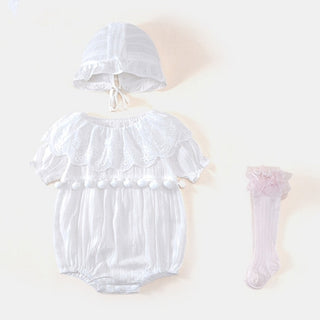 【ユニセックス】3点セットベビードレス59㎝~90㎝