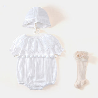 【ユニセックス】3点セットベビードレス59㎝~90㎝