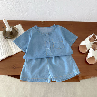 【リンクコーデ】ソフトデニムシリーズ 60cm~100cm