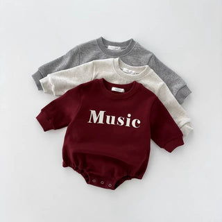 シンプルパーカーロンパース60~90cm