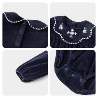 ベルベットデコロンパース 60cm~90cm