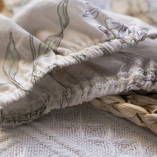 ステッチシックフラワーロンパース 60㎝~90㎝