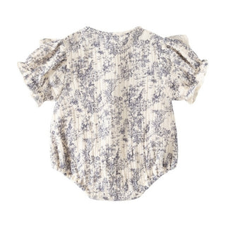 〈ヘアバンド付〉トワルドジュイコットンロンパース 59cm~90cm