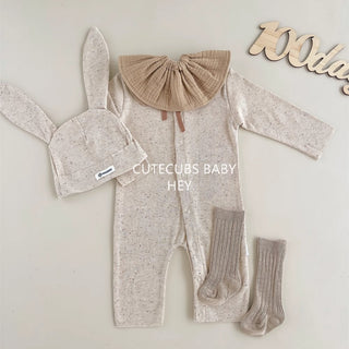 うさちゃんコーデ4点セットロンパース 60cm~90cm