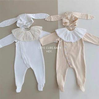 【3点セット】うさちゃんロンパース 60cm~90cm