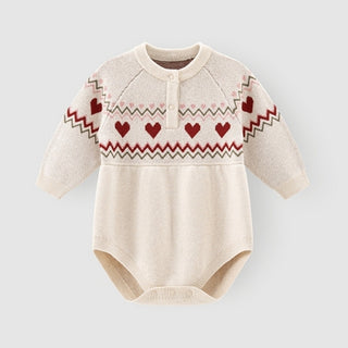 ハートハートロンパース【ショート】 60cm~90cm